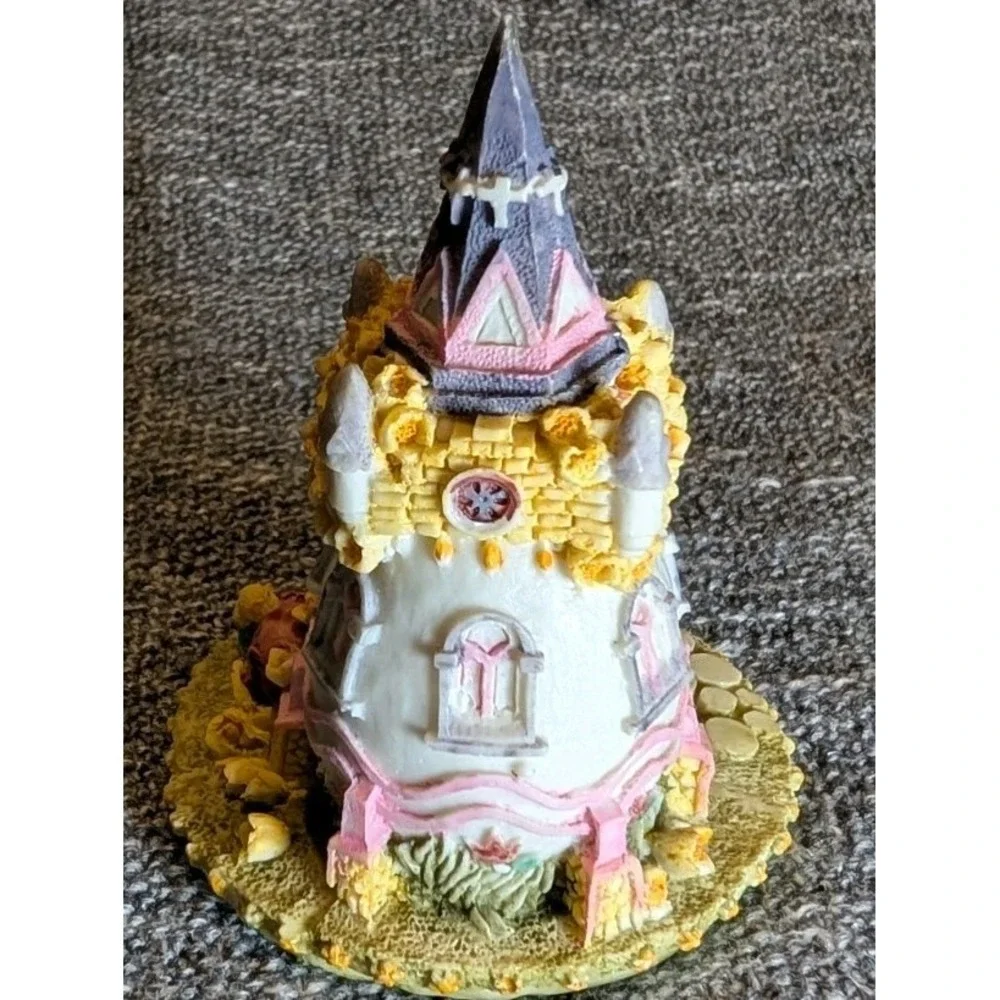 Easter Bunny Castle Figurine Resin 5